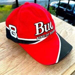 Vintage Dale Earnhardt Jr snapback hat cap NASCAR Racing Budweiser Deadstock